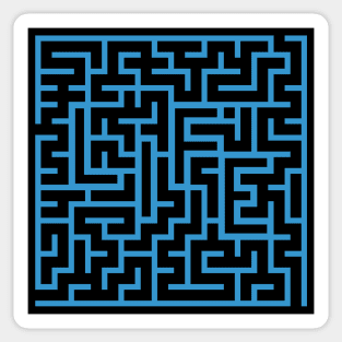 Life is complicated like a maze Sticker